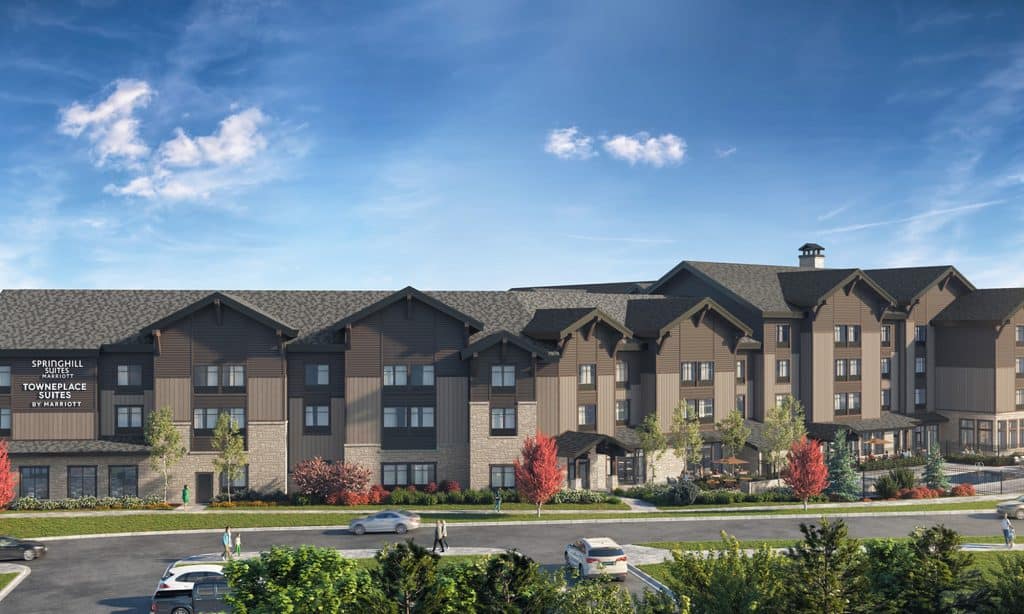 Outside view of the Steamboat Springs Hotel